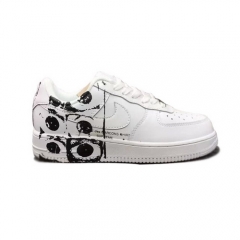 Supreme x CdG x Nike Air Force 1 White Black Men