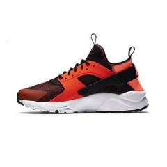 (Women) Air Huarache Run Ultra Breathe Black Orange White