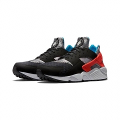 (Women) Nike Air Huarache Black Grey Orange