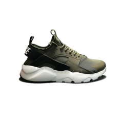 (Women) Nike Air Huarache 4 Army Green White