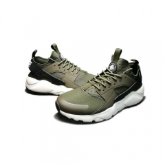 (Women) Nike Air Huarache 4 Army Green White