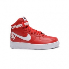 (Women) Nike Air Force 1 High Supreme SP World Famous Varsity Red White