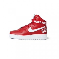 (Women) Nike Air Force 1 High Supreme SP World Famous Varsity Red White