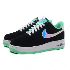 (Women) Nike Air Force 1 Low Black Green Glow