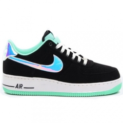 (Women) Nike Air Force 1 Low Black Green Glow