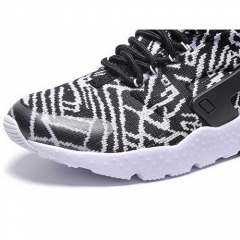 (Women) Nike Air Huarache Run Ultra KJCRD Black White