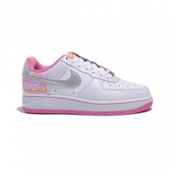 (Women) Nike Air Force 1 Low Femme Blanc Pearl Rose Blanc Flower