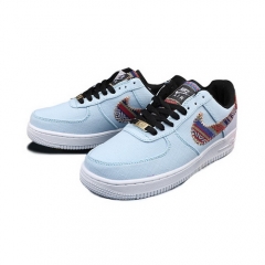 (Women) Nike Air Force 1 07 LV8 Low Ordnance Shallow Blue White Black