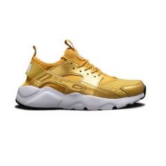 (Women) Nike Air Huarache Woven Gold White