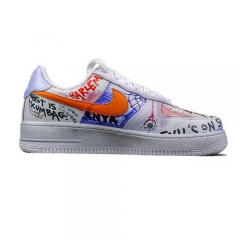 (Women) Vlone x Nike Air Force 1 Low White Orange Black