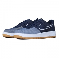 Nike Air Force One Low Dark Blue Light Grey Men