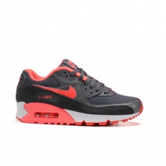 (Women) Authentic Nike Air Max 90 Black White Red