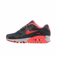 (Women) Authentic Nike Air Max 90 Black White Red