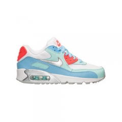 (Women) Authentic Nike Air Max 90 Premium White Metallic Silver