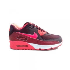 (Women) Authentic Nike Air Max 90 Deep Burgundy Hyper Punch