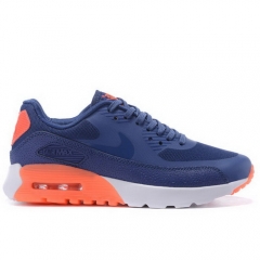 (Women) Nike Air Max 90 Ultra Essential DarkBlue Crimson White