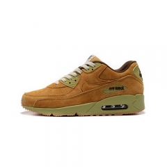 (Women) Nike Air Max 90 Pig Nubuck Suede Brown Green