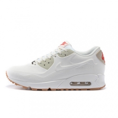 (Women) Nike Air Max 90 White Brown