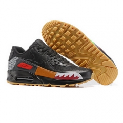 (Women) Nike Air Max 90 Black Green Red Black