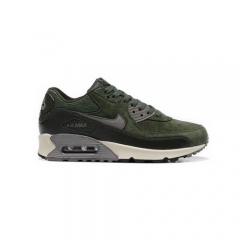 (Women) Nike Air Max 90 Pig Nubuck Suede Dark Green Black