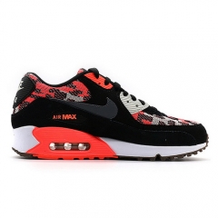 (Women) Nike Air Max 90 Black Red White