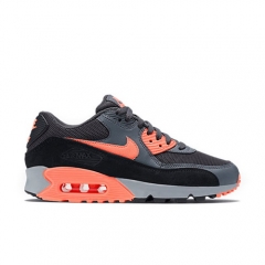 (Women) Nike Air Max 90 Black Gray Orange