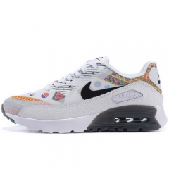 (Women) Nike Air Max 90 Ultra Essential White Black Colorful