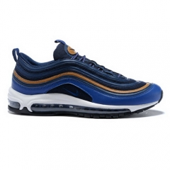 Nike Air Max 97 Bright Blue Gold White Men