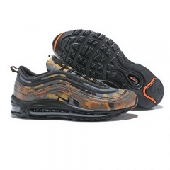 Nike Air Max 97 Camo Yellow Blue Black Men