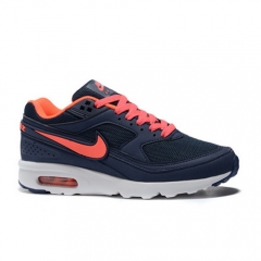 (Women) Nike Air Max 91 Navy Blue Orange White