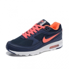 (Women) Nike Air Max 91 Navy Blue Orange White