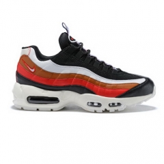 (Women) Nike Air Max 95 Essential Black White Dark Red Bright Red