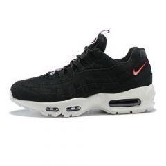 (Women) Nike Air Max 95 Essential Black White Red