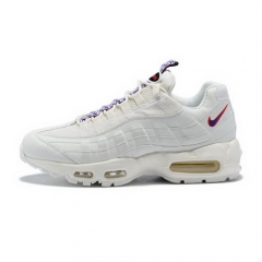 (Women) Nike Air Max 95 Essential White Red Blue