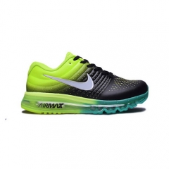 Nike Air Max 2017 Black Green Lack Blue Silver Men