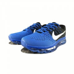 Nike Air Max 2017 Flyknit Blue Black White Men