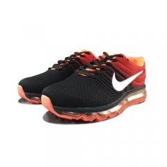 Nike Air Max 2017 Flyknit Black Red Orange White Men