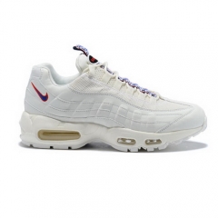 (Women) Nike Air Max 95 Essential White Red Blue