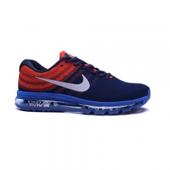 Nike Air Max 2017 Flyknit Dark Blue Red White Men