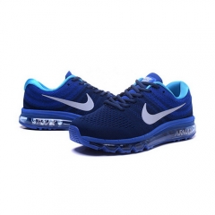 Nike Air Max 2017 Flyknit Dark Blue Royal Blue White Men