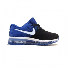 Nike Air Max 2017 Flyknit Royal Blue Black Men