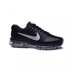 Nike Air Max 2017 Leather Black Grey Men