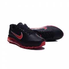 Nike Air Max 2017 Leather Black Red Men