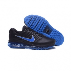 Nike Air Max 2017 Leather Black Blue Men