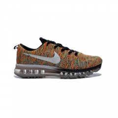 Nike Flyknit Air Max Yellow Green Orange White Men