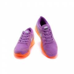 Nike Flyknit Air Max Women Orange Purple