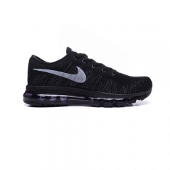 Nike Air Max Flyknit Black White Men