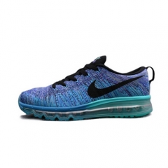 Authentic Nike Flyknit Air Max Hyper Grape Black Photo Blue