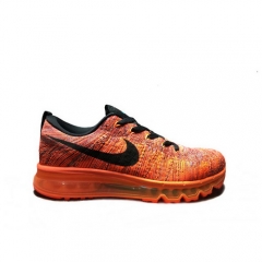 Authentic Nike Flyknit Max University Red Hyper Crimson