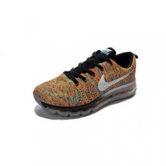 Nike Flyknit Air Max Yellow Green Orange White Men